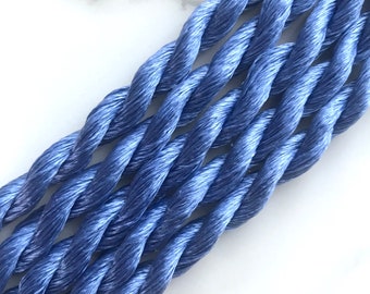 Fabrique Periwinkle Blue Silk Embroidery Thread, Hand Dyed Embroidery Thread, Artisan Thread