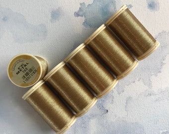 Sajou No. 103 Brass, Metallic Thread, Fil Au Chinois