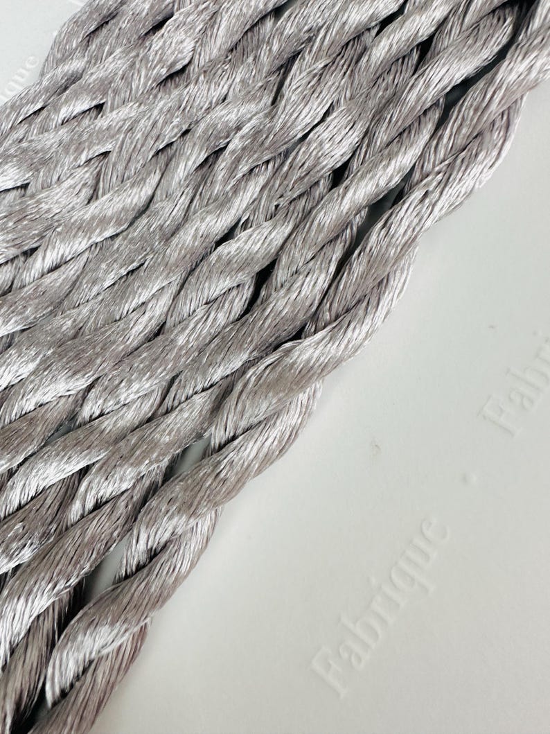 Silver Thread Design Silver Shine Silk Embroidery Thread, Hand Dyed Embroidery Thread ...