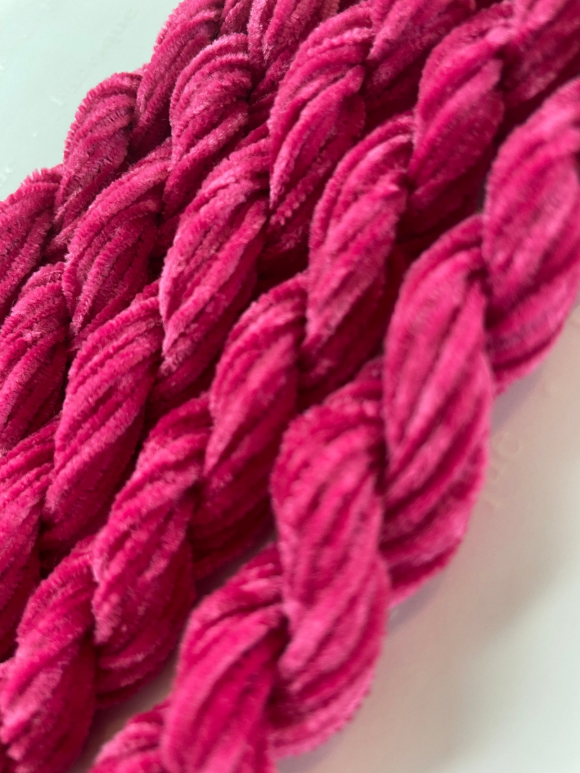 Hot Pink 2mm Chenille Embroidery Thread Luneville Tambour Etsy