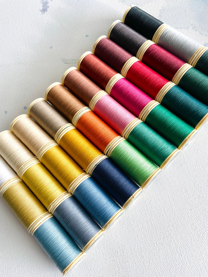 Sahul Thread Sajou Waxed Cotton Gloving Thread 30 Color Set, Fil Au Chinois ...