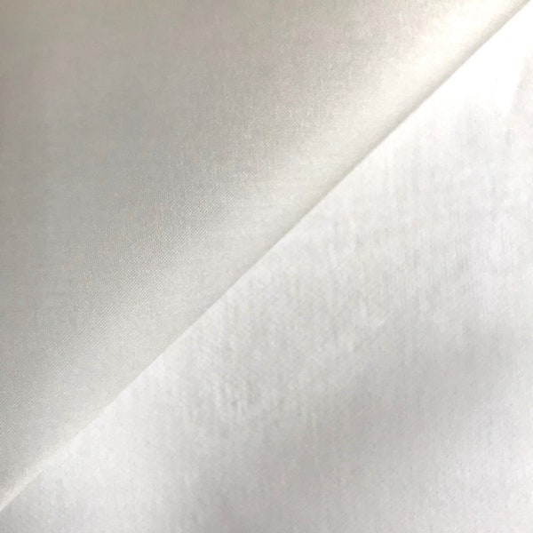 Ivory Silk Organza Fabric, 54"in Wide, Luneville Couture Fabric, Tambour Embroidery, Fabrique Studio
