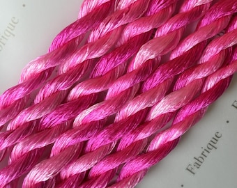 Orchid Silk Embroidery Thread, Hand Dyed Embroidery Thread, Artisan Thread, Fabrique silk thread