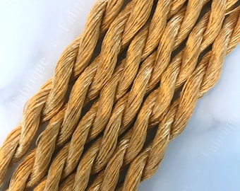Fabrique Gold Silk Embroidery Thread, Hand Dyed Embroidery Thread, Artisan Thread