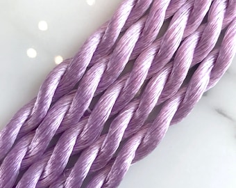 Fabrique Lilac Silk Embroidery Thread, Hand Dyed Embroidery Thread, Artisan Thread