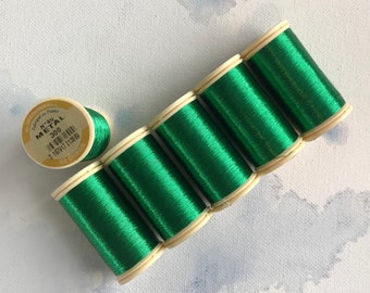 Sajou No. 300 Lawn, Metallic thread, Fil Au Chinois Luneville tambour thread