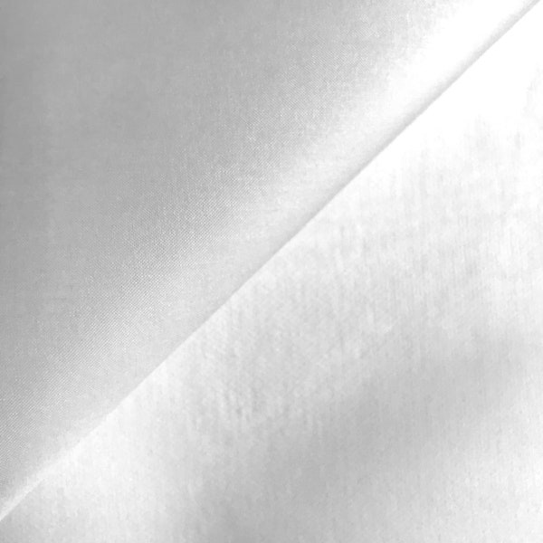 Tissu organza de soie blanc, 54 po. de large, tissu couture Lunéville, broderie tambour, atelier de fabrication