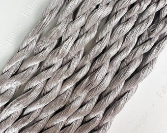 Silver Shine Silk Embroidery Thread, Hand Dyed Embroidery Thread, Artisan Thread