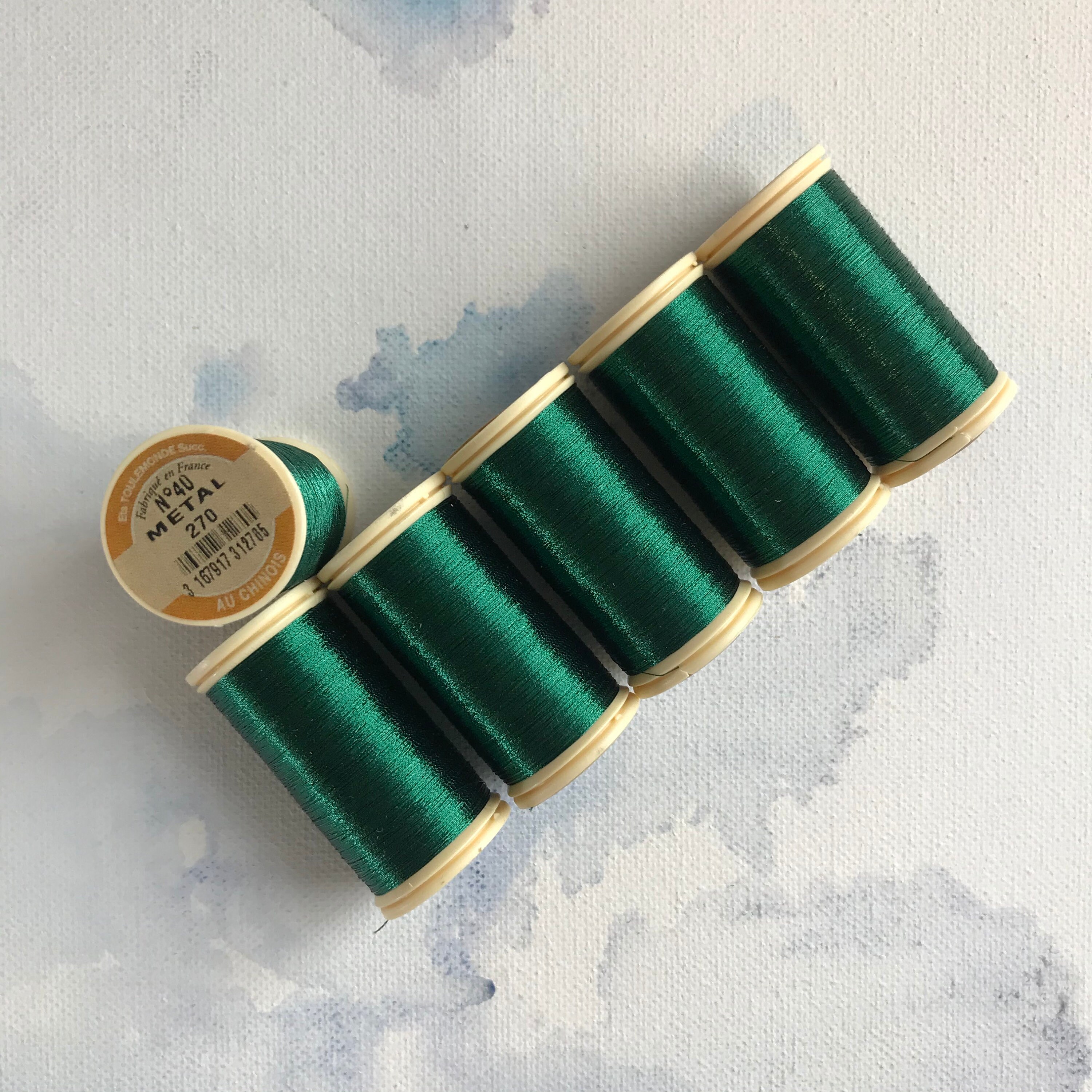 Sajou No. 270 Pine, Metallic Thread, Fil Au Chinois