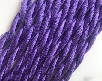 Fabrique Royal Purple Silk Embroidery Thread, Hand Dyed Embroidery Thread, Artisan Thread