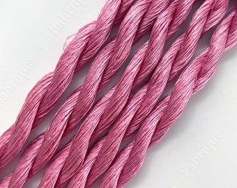 Fabrique Burnt Pink Silk Embroidery Thread, Hand Dyed Embroidery Thread, Artisan Thread