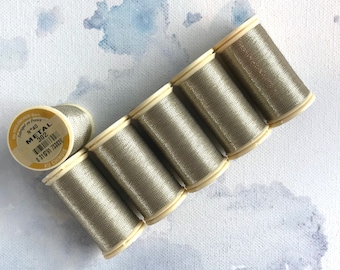 Sajou No. 302 Glitter, Metallic thread, Fil Au Chinois Luneville tambour thread