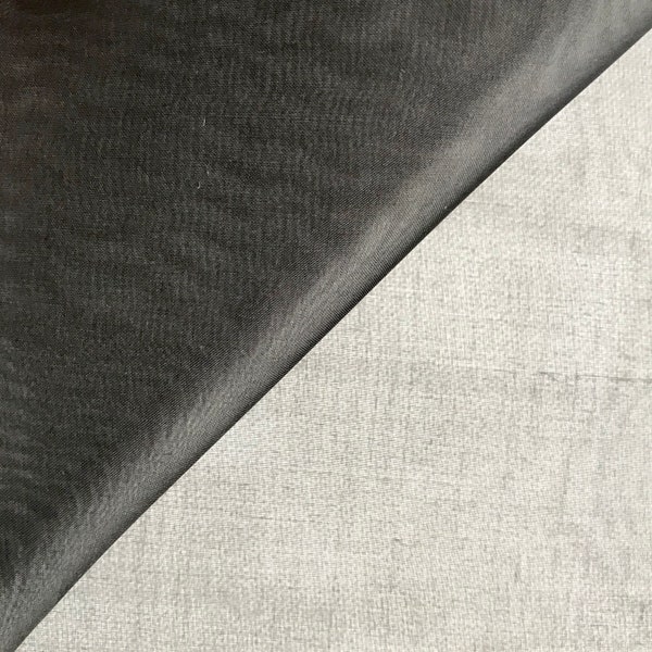 Black Cotton Silk Fabric main image 0