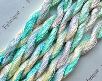 Fabrique Breeze Silk Embroidery Thread, Hand Dyed Embroidery Thread, Artisan Thread