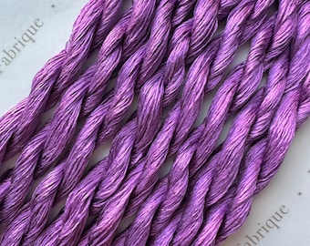 Fabrique Grape Silk Embroidery Thread, Hand Dyed Embroidery Thread, Artisan Thread