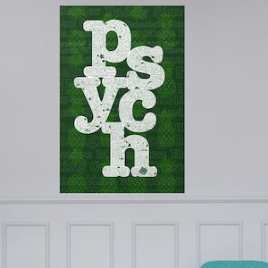 Psych TV Show Citazioni Poster / Shawn Spencer Gift / Burton Gustor Soprannomi Best Friends
