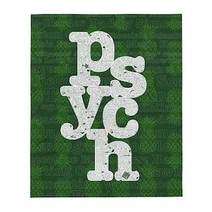 Psych TV Show Quotes Throw Blanket | Shawn Spencer Gift | Burton Gustor Nicknames Best Freinds