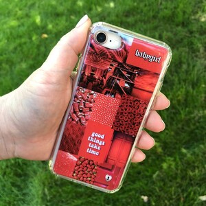 Rode Collage Telefoonhoesje