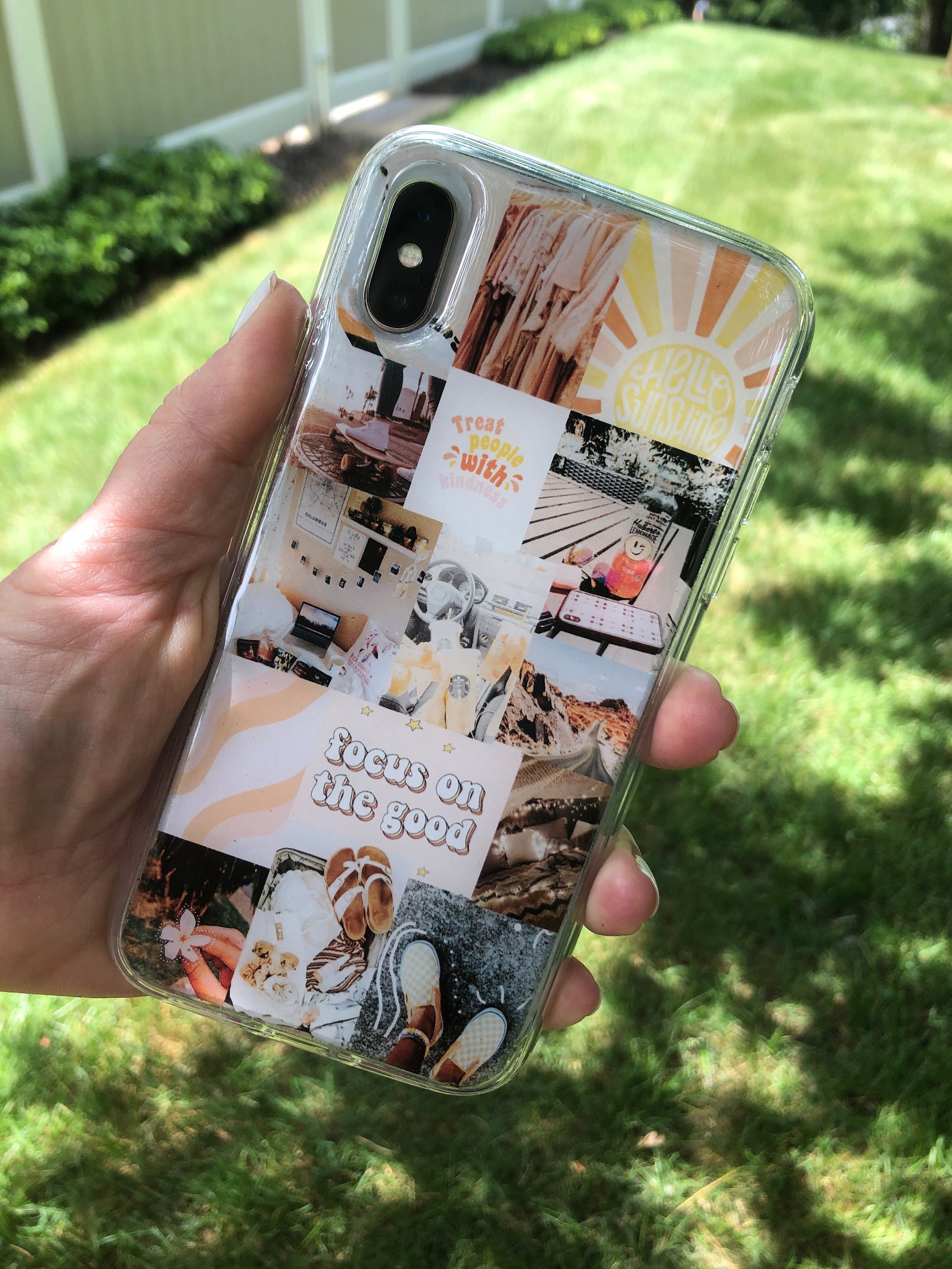 Pastel Collage Phone Case Etsy