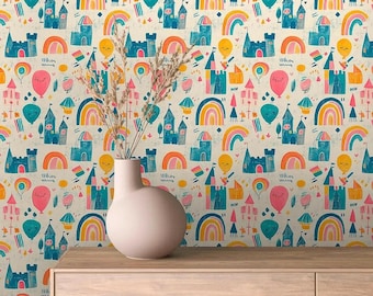 Whimsical Kingdom of Dreams Wallpaper