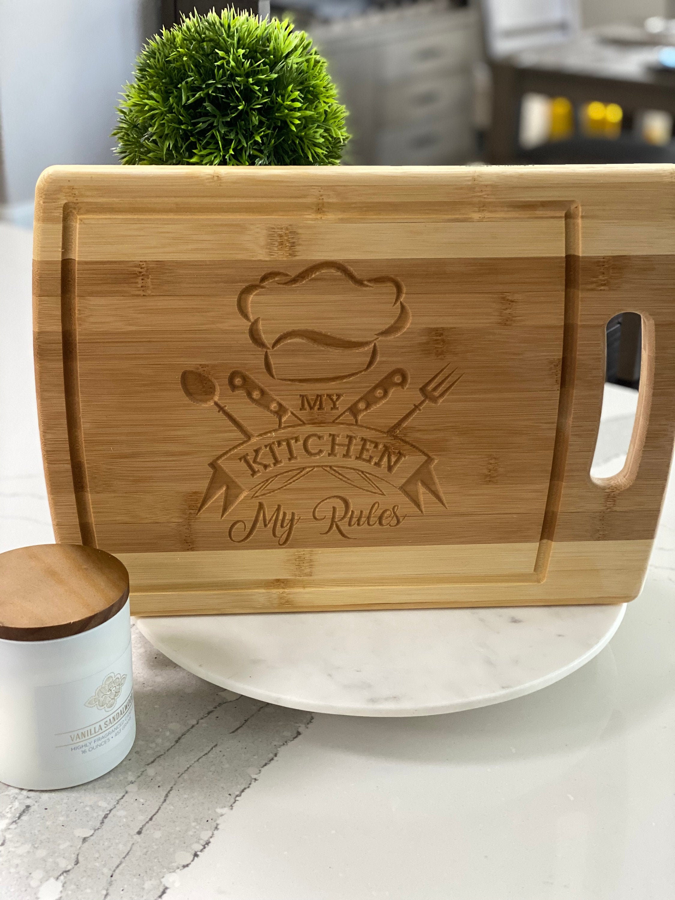 WOOD CUTTING BOARD Cook Cutting Board Engrave Board Etsy