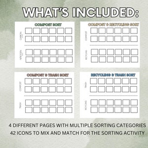 Compost Sort Activity | Trash Sort Activity | Recycling Sort Activity ...