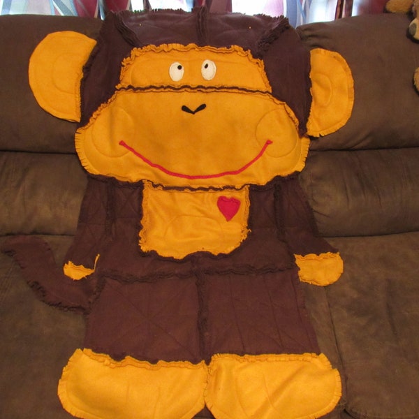 Monkey Blanket Etsy