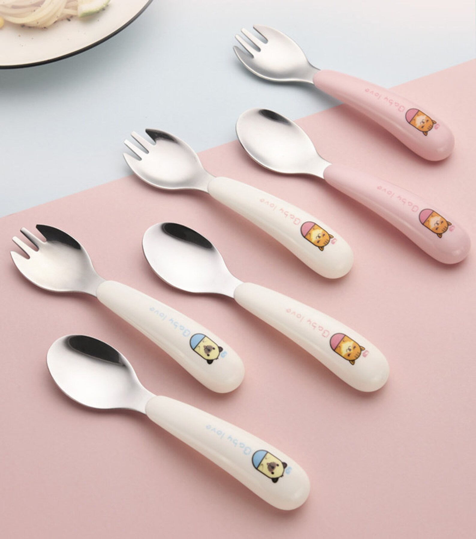Spoon & Fork Travel Set With Plastic Carry Case for Baby Etsy UK