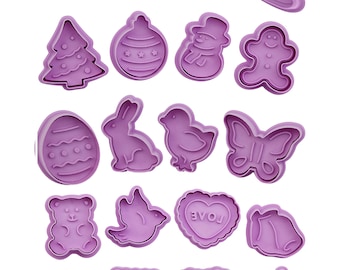 DIY Cookie Cutter Set: 20pc Wording Molds for Celebrations