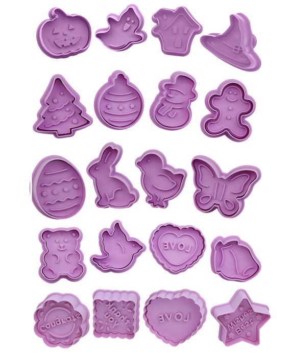 DIY Cookie Cutter Set: 20pc Wording Molds for Celebrations
