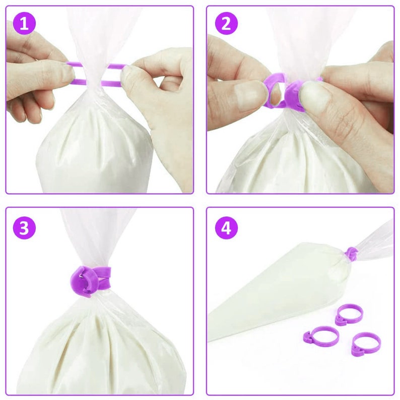 100pcs disposable Pastry Piping Bags 14 Inches 16 Inches Icing image 4