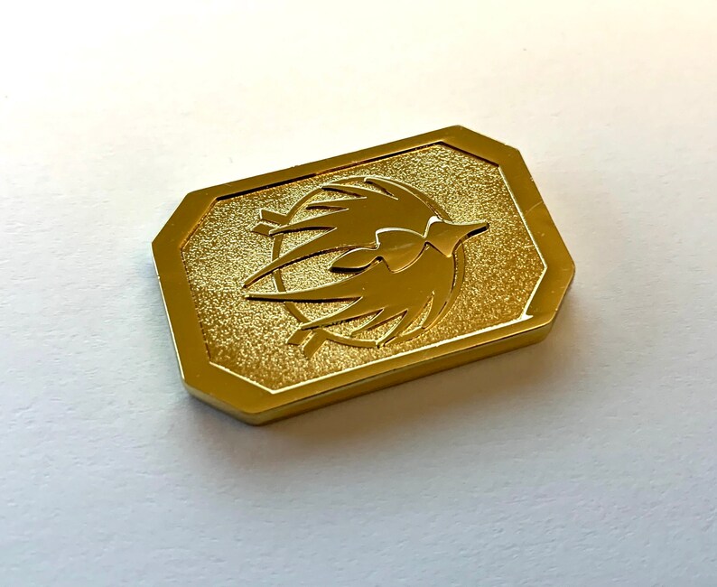 Set of 12 Gold-Tone Battlestar Galactica Cubit Currency
