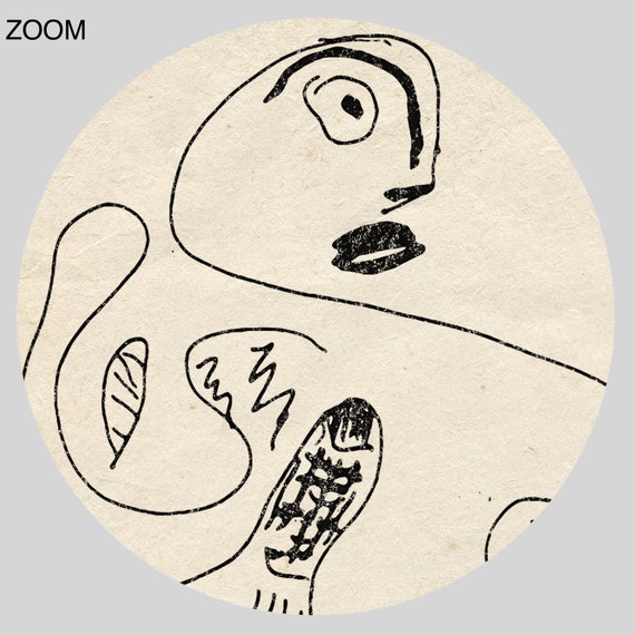 Henry Miller Signed Sketch Print: Vintage Literary Art (digital