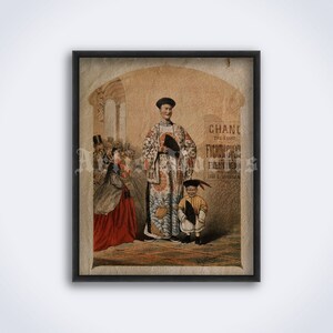 Chang the Great, Giant man - vintage freak show poster, retro circus print (DIGITAL DOWNLOAD)