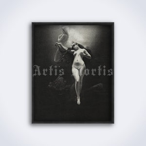 The Hair of Berenice – artwork by Luis Ricardo Falero, mythology art, print, poster (DIGITAL DOWNLOAD)