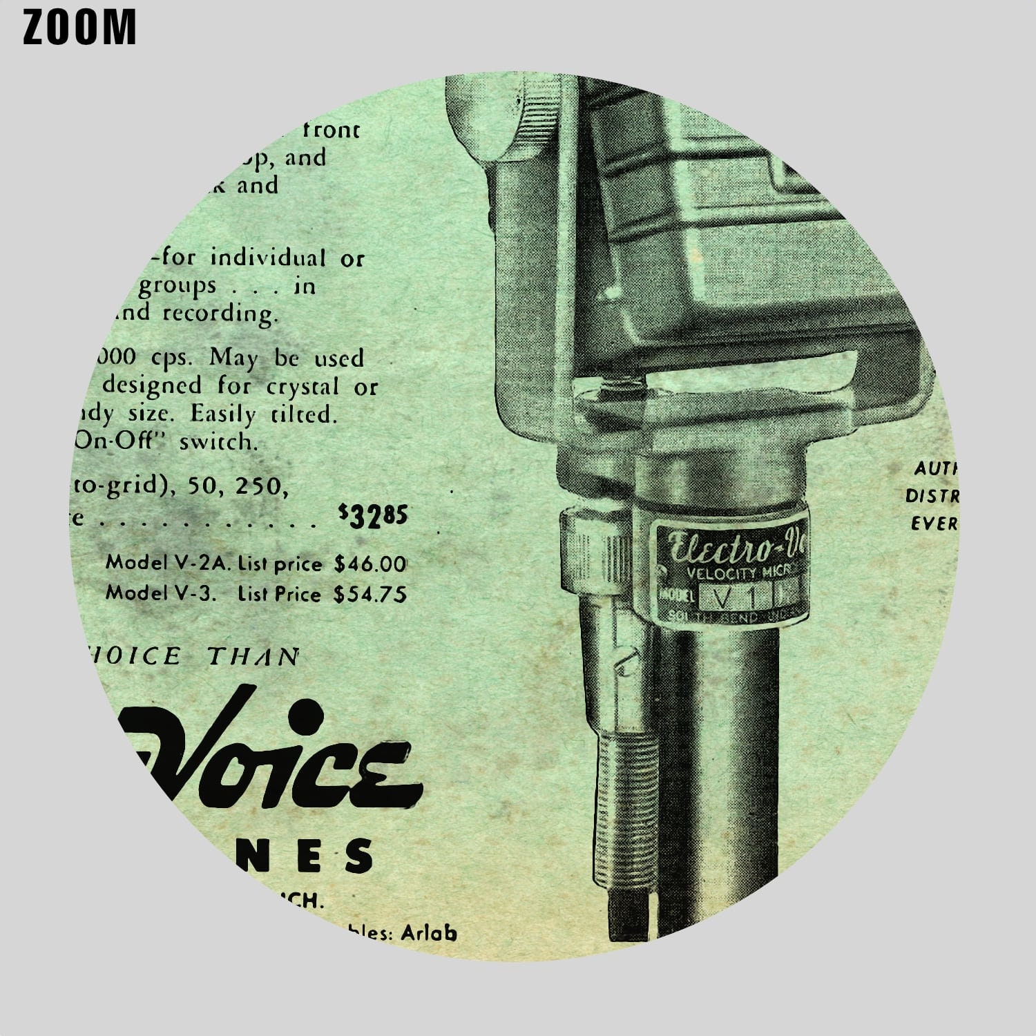 Electrovoice Vintage Ribbon Microphone Poster Recording Etsy