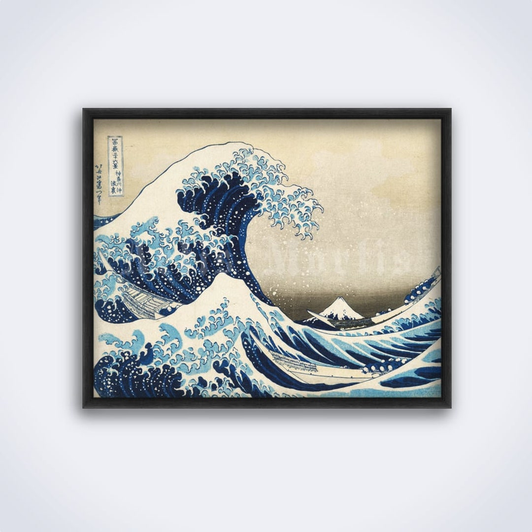 The Great Wave by Katsushika Hokusai - Under the Wave off Kanagawa