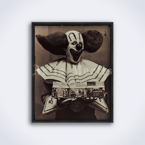 Bozo the Clown – vintage circus clown photo print, retro poster (DIGITAL DOWNLOAD)
