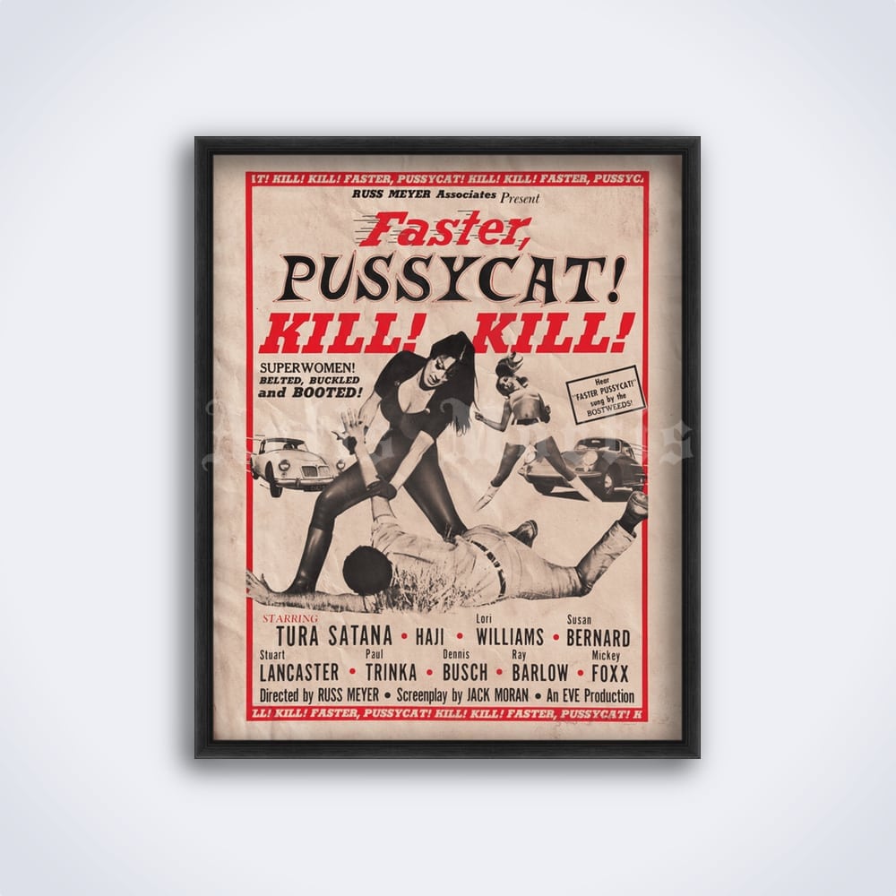 Faster, Pussycat! Kill! Kill! Vintage Movie Poster Art Print
