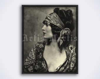 Evelyn Brent Photo Print: 1920s Silent Film Star, Retro Hollywood (Digital Download)