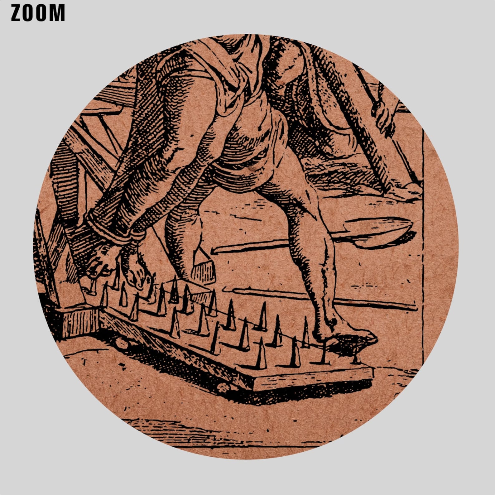 Martyr torture Breaking Wheel medieval punishment Etsy