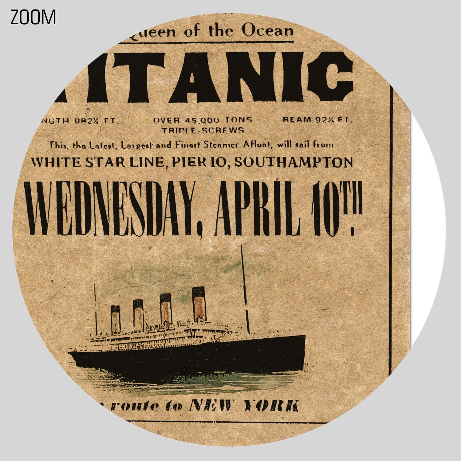 Titanic Ticket Price List, SOS Telegram – Vintage Memorabilia