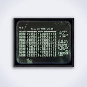 The Pakistani Brain - ever first wild computer virus 1986 Poster, Programmierer Dekor, Maleware, Code, Hacker Art, Print (DIGITAL DOWNLOAD)