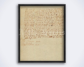 Sarah Good Witch Trial Indictment Print: Salem Witchcraft History (Digital Download)