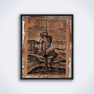 Impalement Execution – medieval inquisition, witch trial, heretic punishment print, poster (DIGITAL DOWNLOAD)