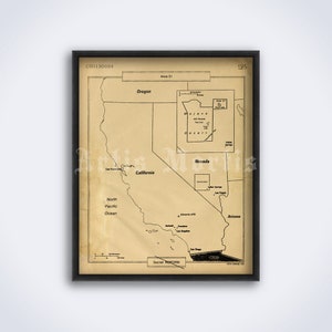 Area 51 Map – secret document, military, ufology, UFO, alien, conspiracy print, vintage poster (DIGITAL DOWNLOAD)