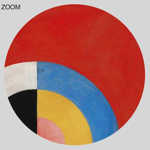 Hilma Af Klint - the Swan No. 17 - Vintage Abstract Art Print