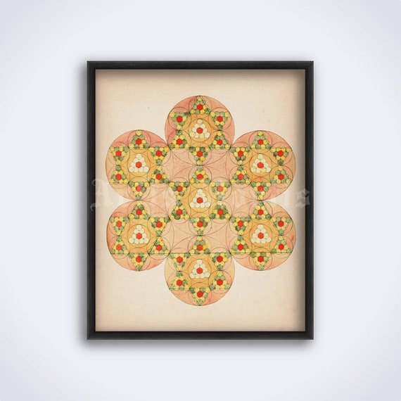 Mandala Art 4 From Manly P. Hall Alchemical Manuscript. - Etsy