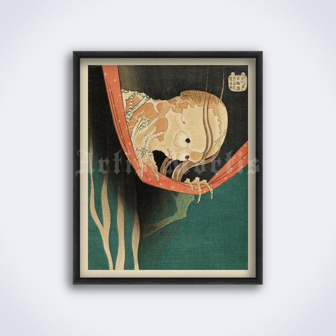 絵画 GHOST CRDP60% KATSUSHIKA HOKUSAI (1760-1849) THE GHOST OF KOHADA KOHEIJI