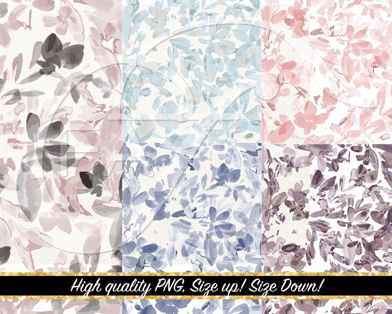WATERCOLOR FLORAL 12 Pk Colorways All Occasions Print - Etsy